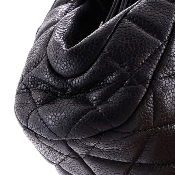 Chanel Large CC Frame Clutch Quilted Caviar - Picture 7 of 7